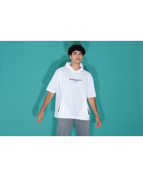 【BOYCOTT】フロントロゴパーカTシャツ