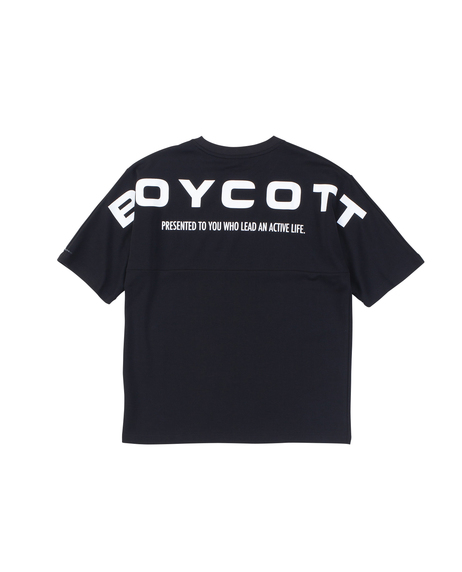 【BOYCOTT】バックPT5分袖丈Tシャツ