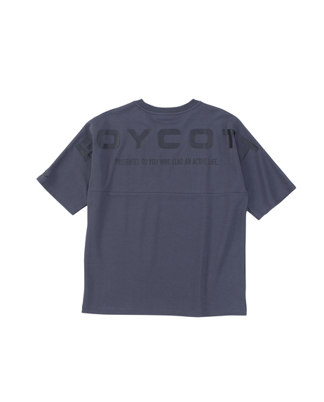 【BOYCOTT】バックPT5分袖丈Tシャツ