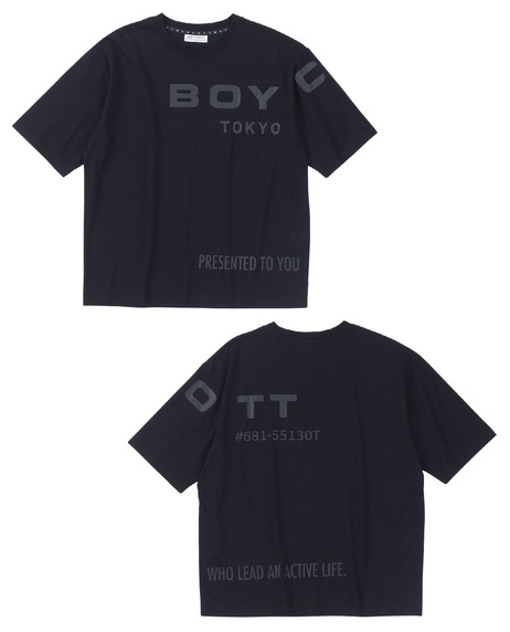 【BOYCOTT】脇多面PT5分袖丈Tシャツ