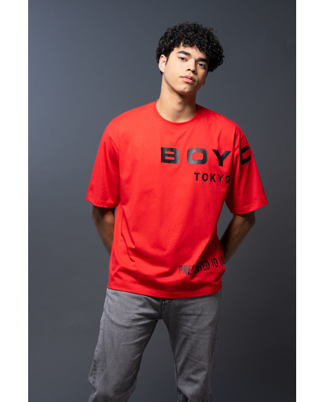 【BOYCOTT】脇多面PT5分袖丈Tシャツ