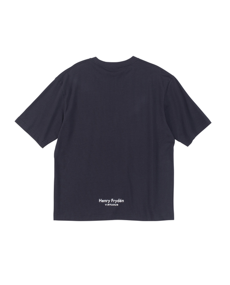 【VIRTUOUS】フォト&刺しゅう5分袖丈Tシャツ