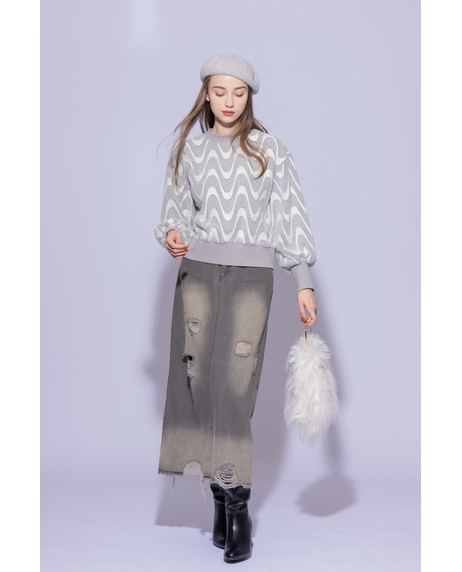 ＼期間限定SALE 20%OFF／【BOTTOMS&GOODS FAIR】《～10/31 thu.迄》ロングシャギーファーハンドバッグ