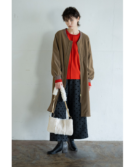 ＼期間限定SALE 20%OFF／【BOTTOMS&GOODS FAIR】《～10/31 thu.迄》ツイルフロッキードットパンツ