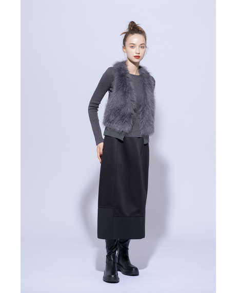 ＼期間限定SALE 20%OFF／【BOTTOMS&GOODS FAIR】《～10/31 thu.迄》軽量ボンディングナロースカート