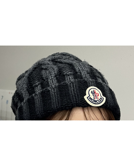 【MONCLER】MONCLER HAT（ウールビーニー）