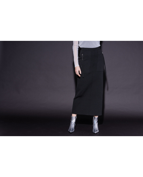 ＼期間限定SALE 20%OFF／【BOTTOMS&GOODS FAIR】《～10/31 thu.迄》【新色入荷】軽量ニットタイトスカート