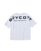 【BOYCOTT】バックPT5分袖丈Tシャツ